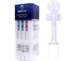 10-Panel SafeLife T-Square Saliva Drug Test – Comprehensive and Fast Screening