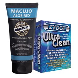 Macujo Aloe Rid Shampoo 7.5 oz & Zydot Ultra Clean Hair Shampoo